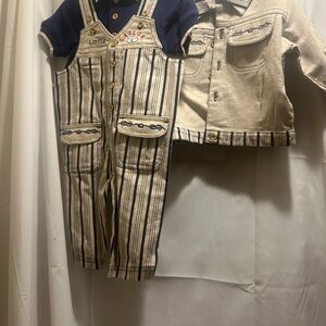 NWT Sz 6/9 mths charter club baby 3pc jacket set